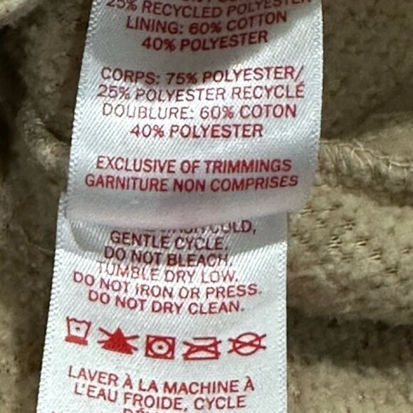 Canadiana Hooded Moose Ears Sweater Size 6-9 months - Picture 10 of 11